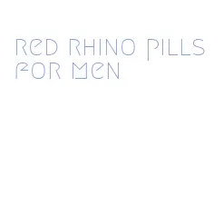 red rhino pills for men