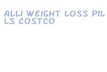 alli weight loss pills costco