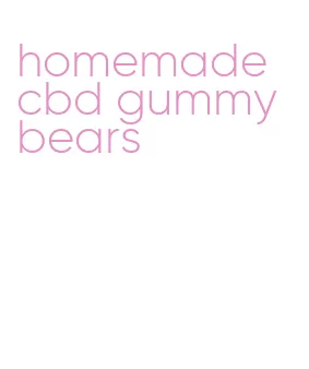 homemade cbd gummy bears