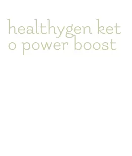 healthygen keto power boost