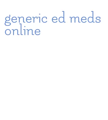 generic ed meds online