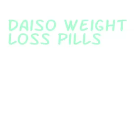 daiso weight loss pills