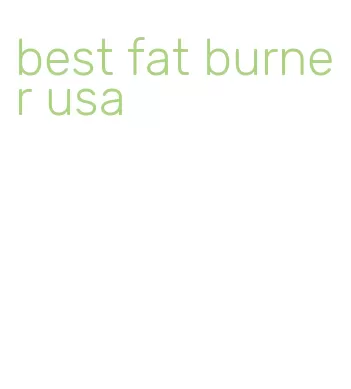 best fat burner usa