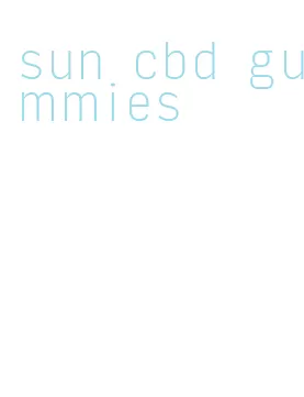 sun cbd gummies