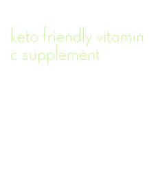 keto friendly vitamin c supplement