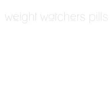 weight watchers pills