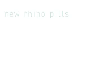 new rhino pills