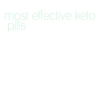 most effective keto pills