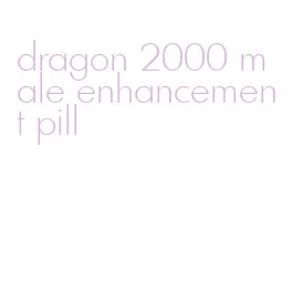 dragon 2000 male enhancement pill