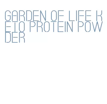 garden of life keto protein powder