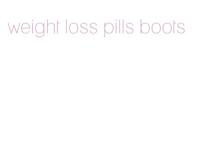 weight loss pills boots