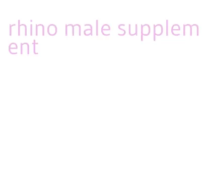 rhino male supplement