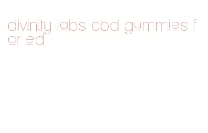 divinity labs cbd gummies for ed