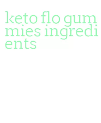 keto flo gummies ingredients