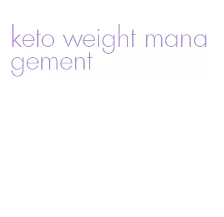 keto weight management