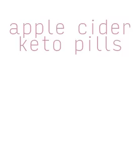 apple cider keto pills