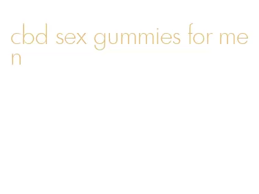 cbd sex gummies for men