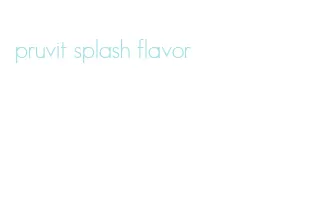 pruvit splash flavor