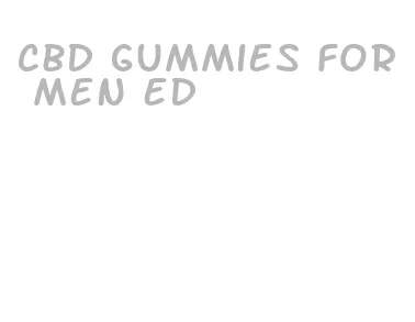 cbd gummies for men ed