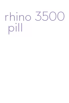 rhino 3500 pill