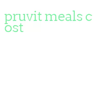 pruvit meals cost