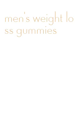 men's weight loss gummies