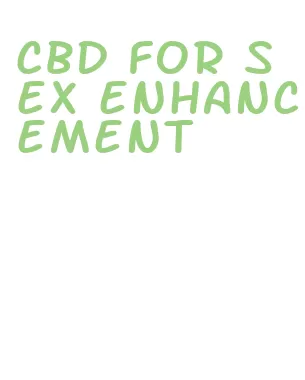 cbd for sex enhancement