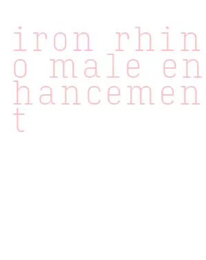 iron rhino male enhancement