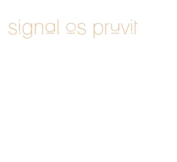 signal os pruvit