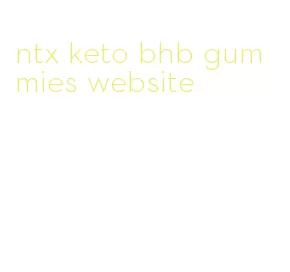 ntx keto bhb gummies website