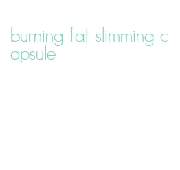 burning fat slimming capsule