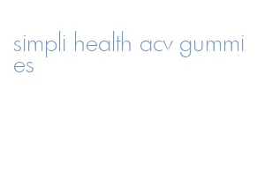 simpli health acv gummies