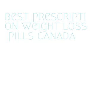 best prescription weight loss pills canada