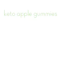 keto apple gummies