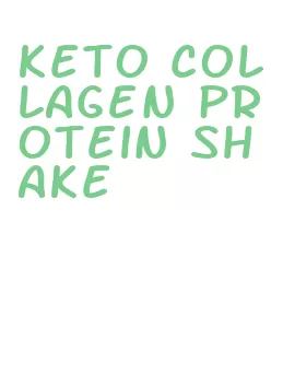 keto collagen protein shake