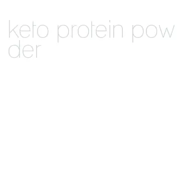 keto protein powder