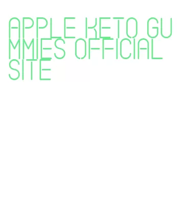 apple keto gummies official site