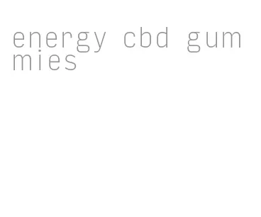 energy cbd gummies