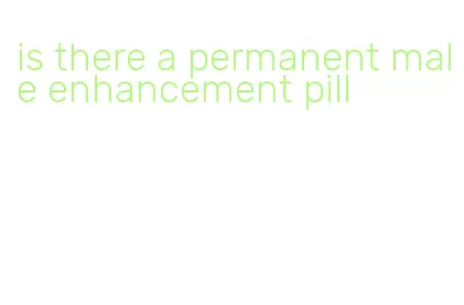 is there a permanent male enhancement pill