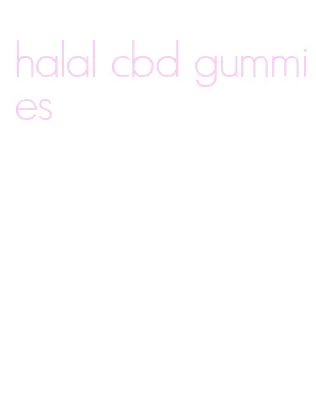 halal cbd gummies