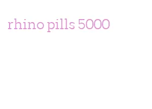 rhino pills 5000