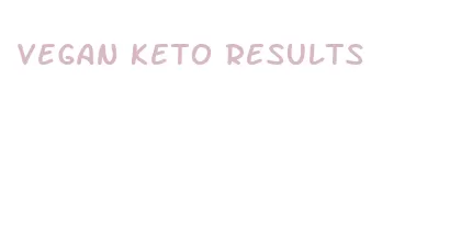 vegan keto results