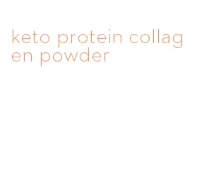 keto protein collagen powder