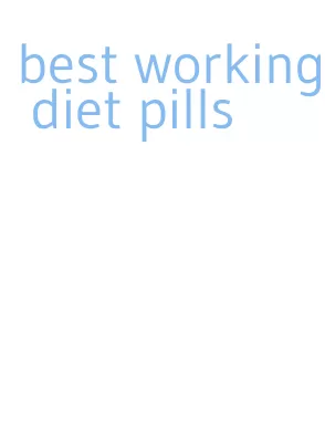 best working diet pills