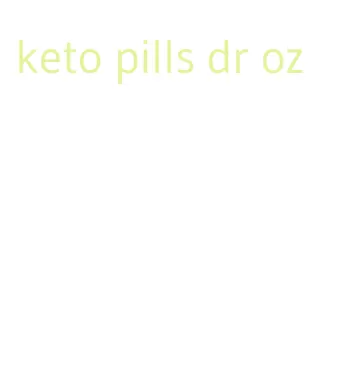 keto pills dr oz