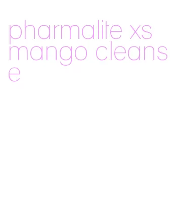 pharmalite xs mango cleanse