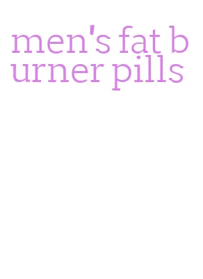 men's fat burner pills