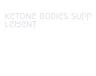 ketone bodies supplement