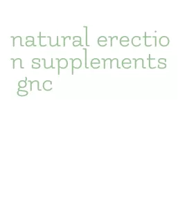 natural erection supplements gnc