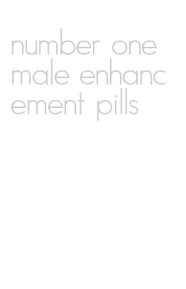 number one male enhancement pills